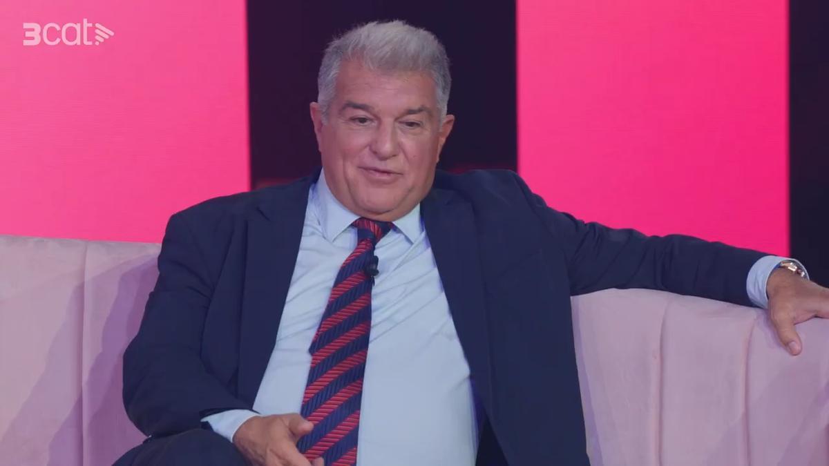 Joan Laporta: "Quiero que los culers estén contentos"