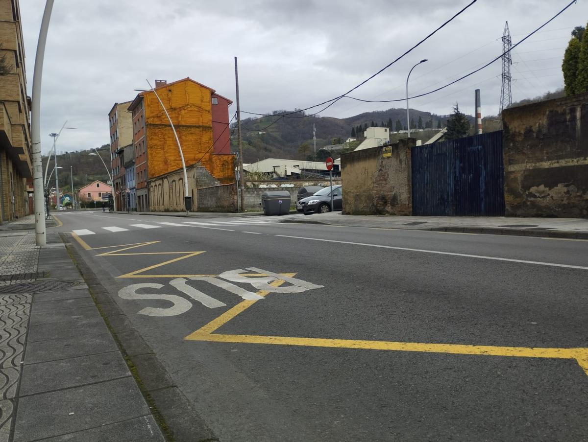 La parada donde se produjeron los hechos.