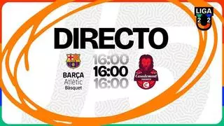 Sigue en directo el Barça - Casademont Zaragoza de la Liga U