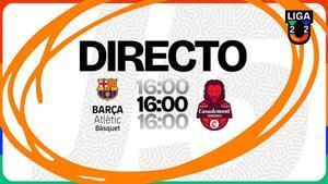 Sigue en directo el Barça - Casademont Zaragoza de la Liga U