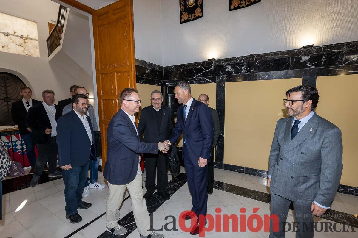 Recepción en Caravaca a la ciudad hermana de Obertshausen