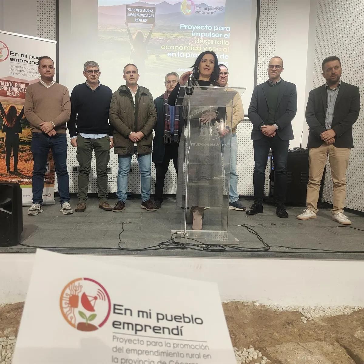 Proyecto 'En mi pueblo emprendí' de la Diputación de Cáceres.
