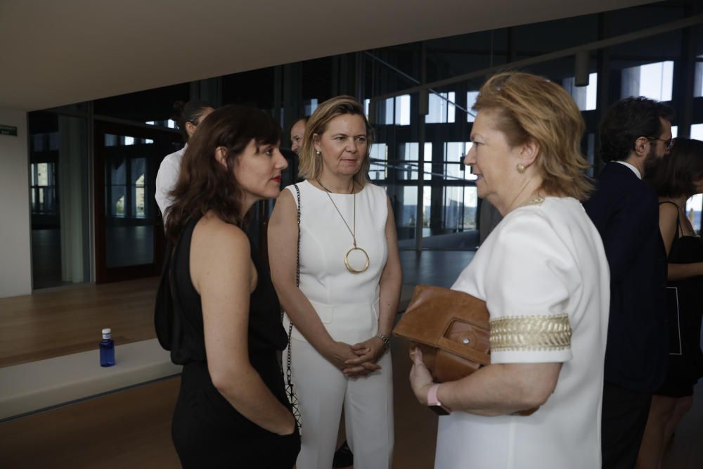 Maria Salom junto a Idoia Moll y Arantxa Sarasola.