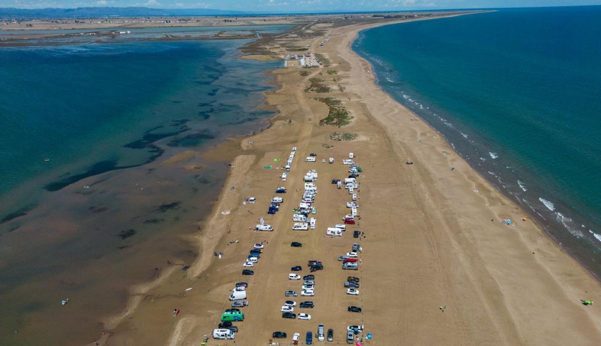 Panoràmica de la Barra del Trabucador, al delta de l’Ebre. | CLAIRE LOUIS