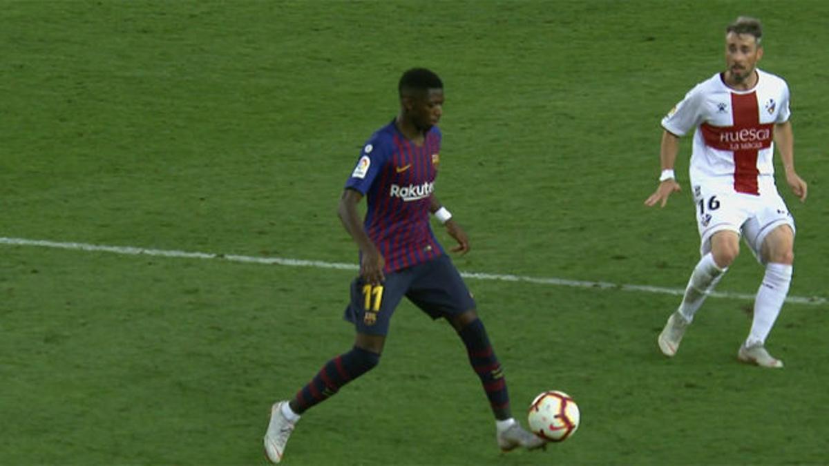 El exquisito control de Dembélé que no puede pasar desapercibido - LaLiga