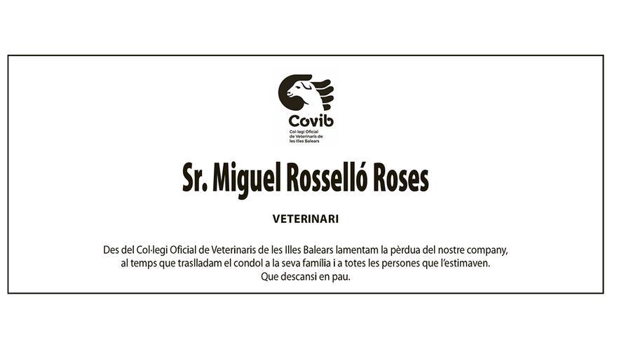 Miguel Rosselló Roses