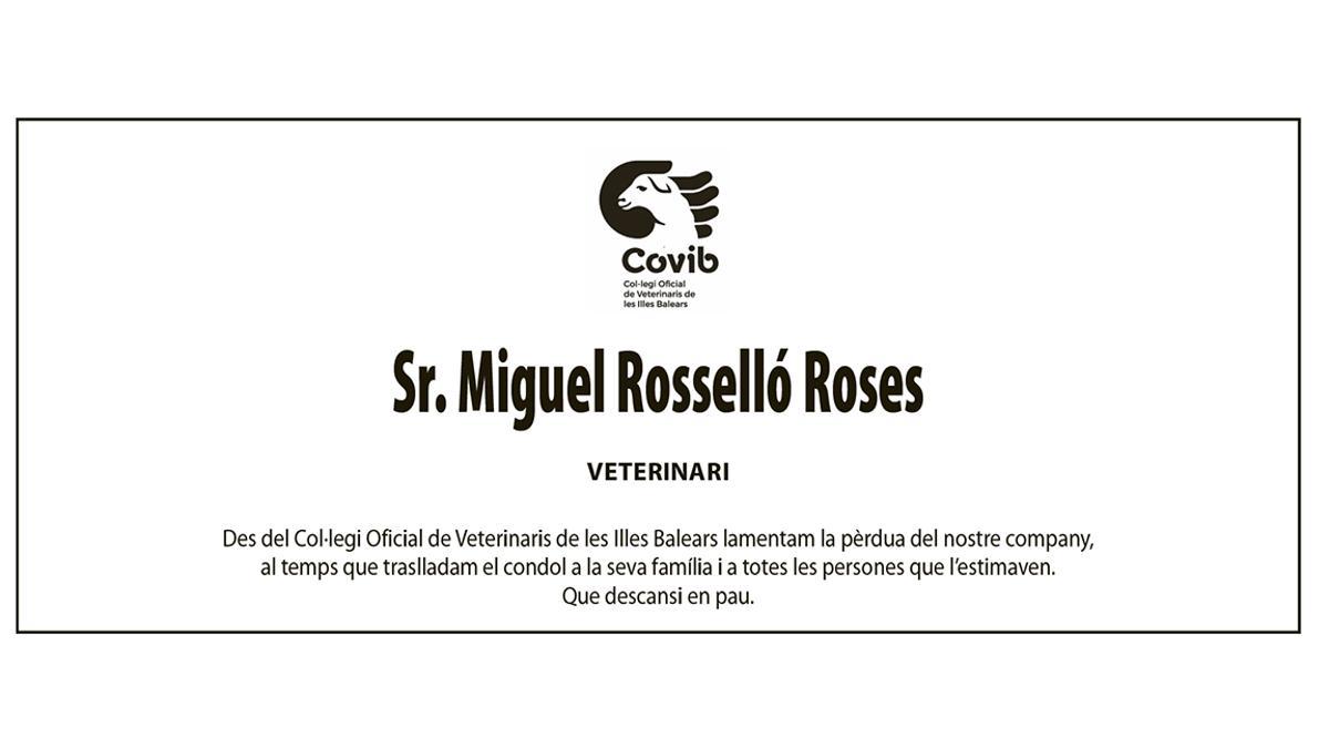 Miguel Rosselló Roses