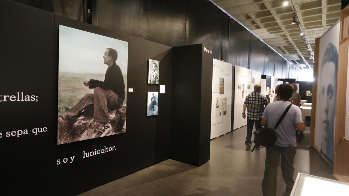 Una imagen del MAHE, durante una exposición dedicada a Miguel Hernández