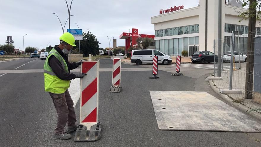 Iniciadas las obras de separación de las redes de aguas pluviales y residuales en Son Castelló.