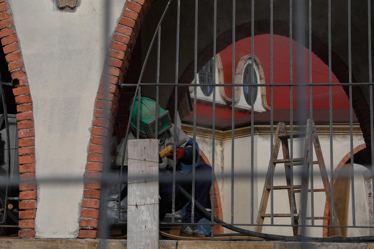 Las obras de conservación de la iglesia de San Juan, a paso acelerado