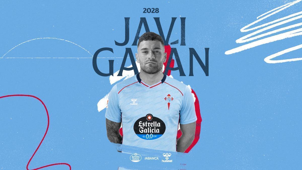 Javi Galán, nuevo jugador del RC Celta