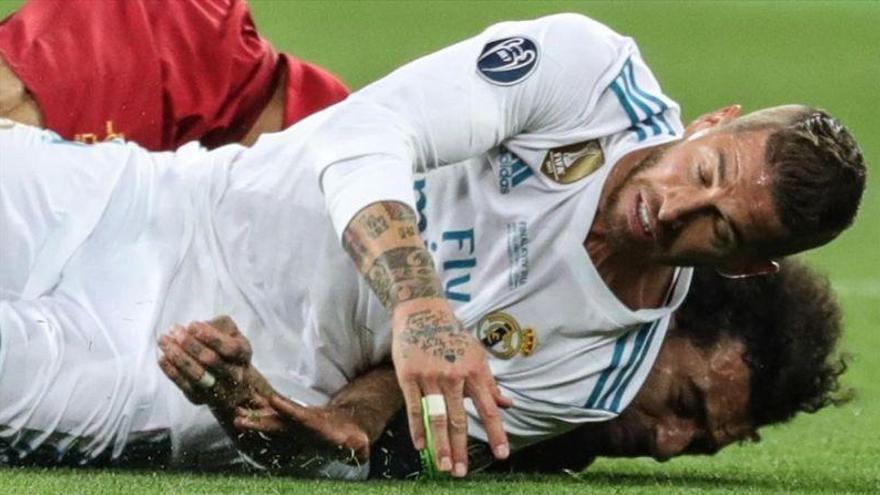 La prensa egipcia califica a Ramos de &quot;carnicero&quot; por lesionar a Salah