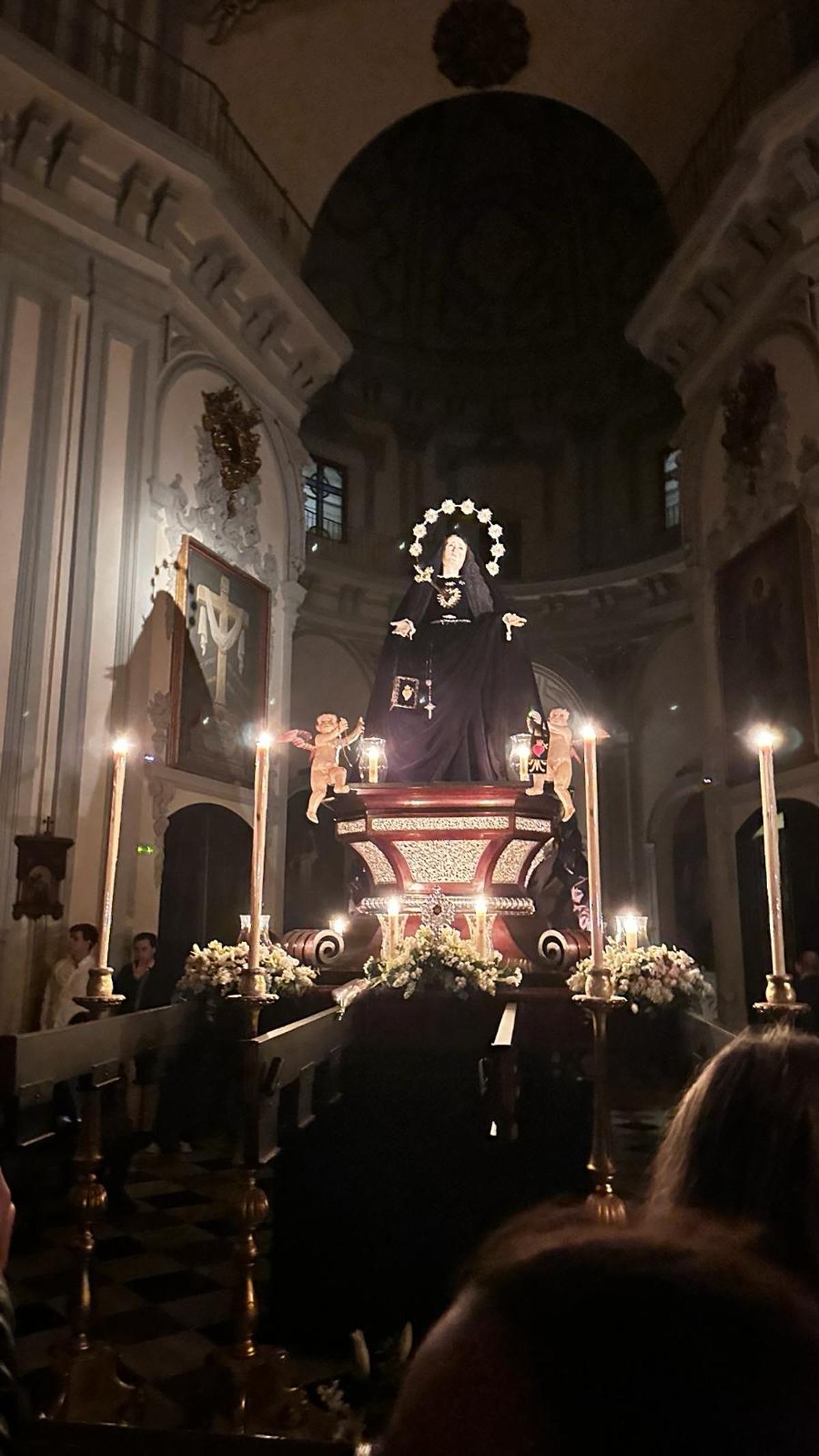 La Virgen de los Dolores de Servitas.