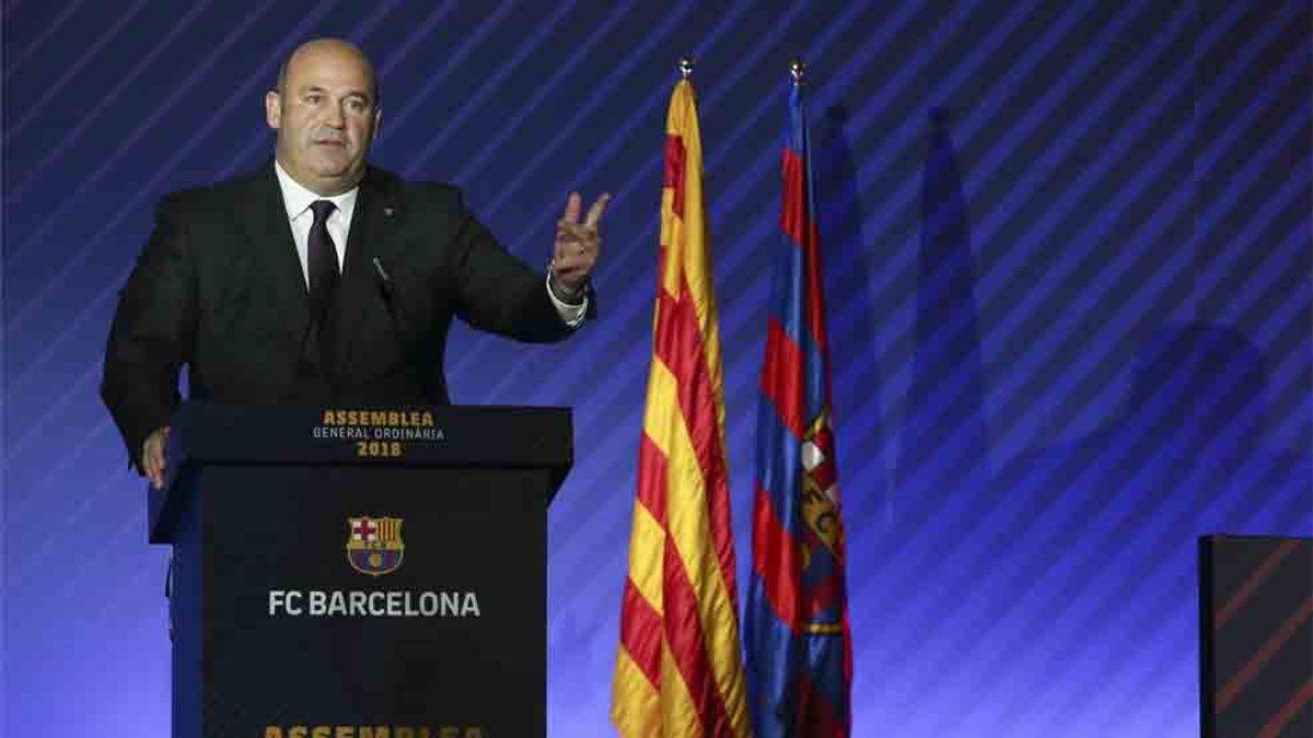 Òscar Grau presentó el presupuesto del Barcelona 2018 / 2019