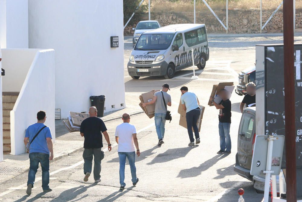 La Guardia Civil y Hacienda registraron ayer la discoteca durante más de 15 horas.