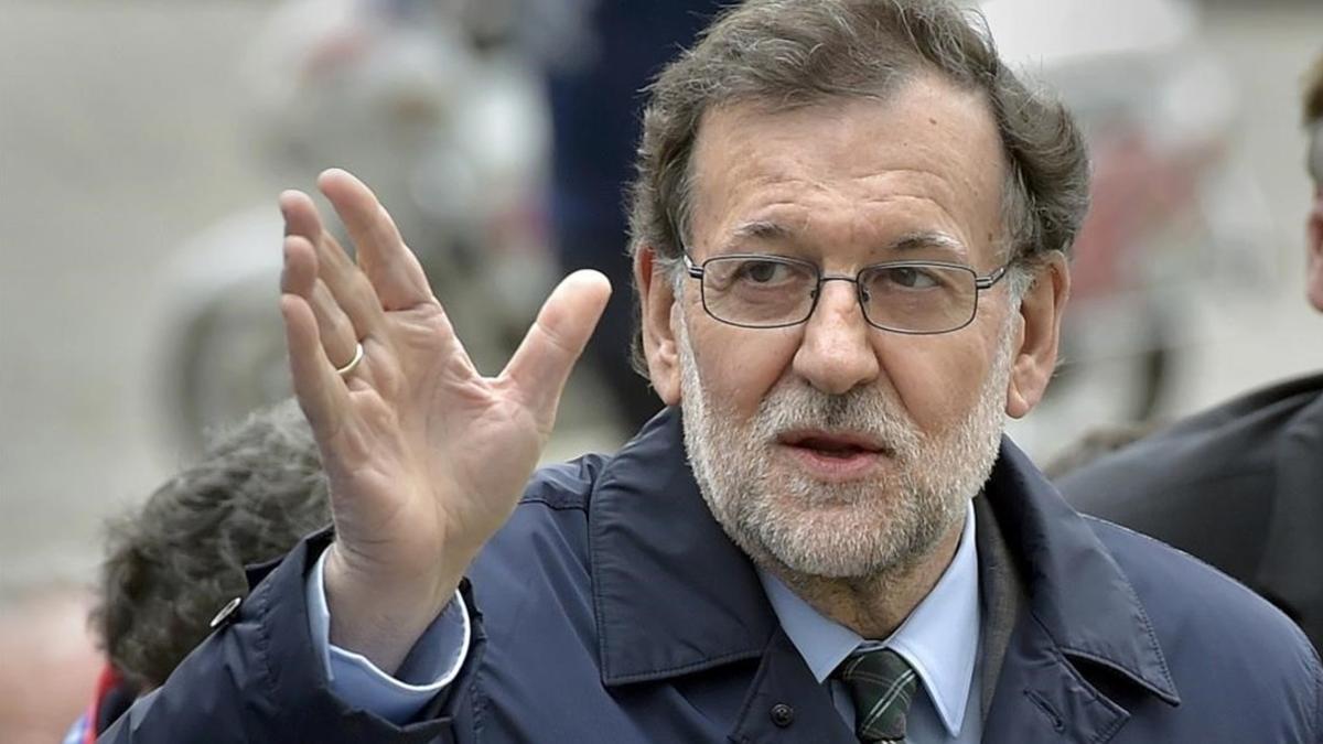 Mariano Rajoy a su llegada a la cumbre de la UE en Bruselas.