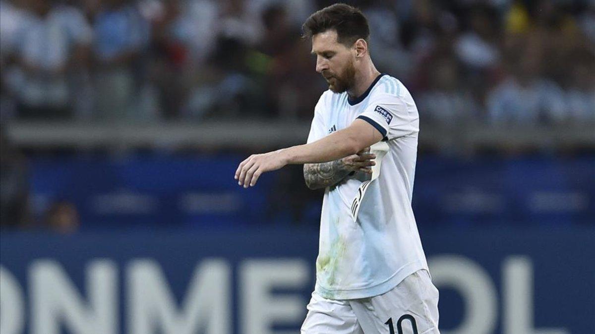 Leo deja la Copa América de nuevo con sabor amargo