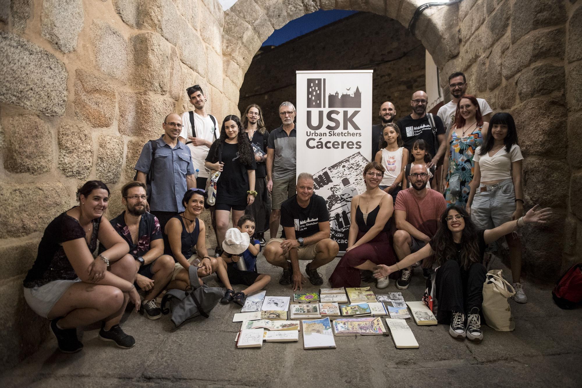 Urban Sketcher en Cáceres