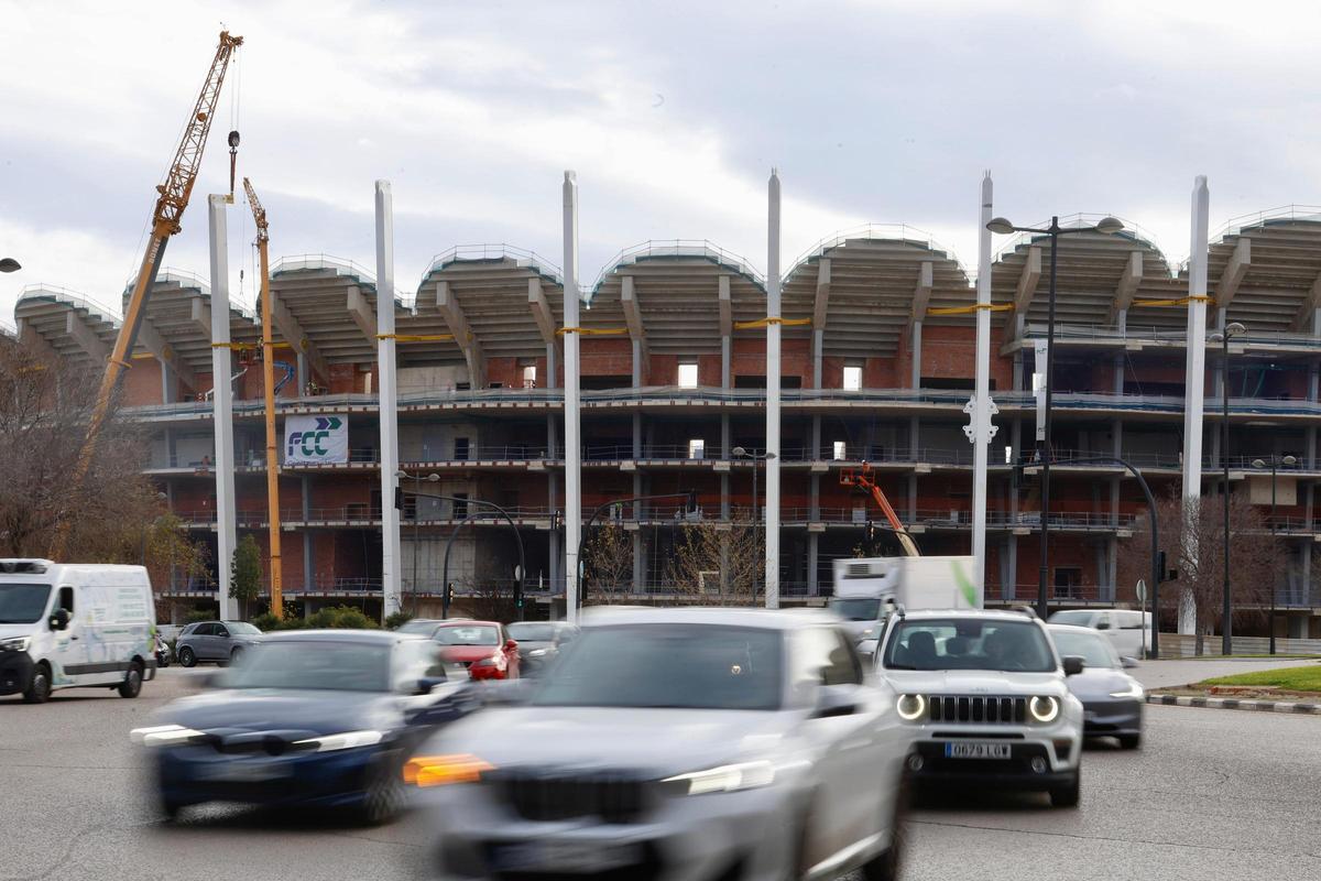 Así avanzan las obras del Nou Mestalla