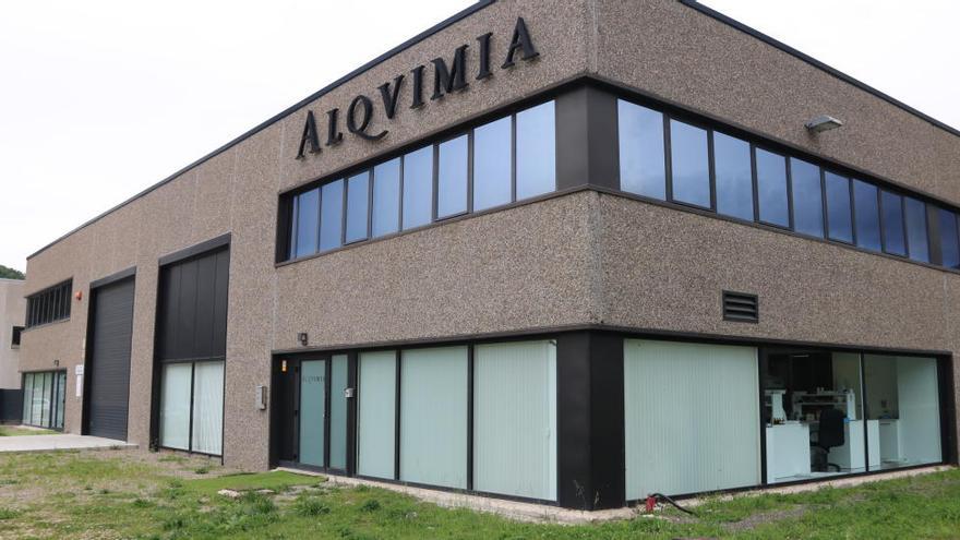 La fàbrica que Alqvimia té a Olot des de fa dos anys