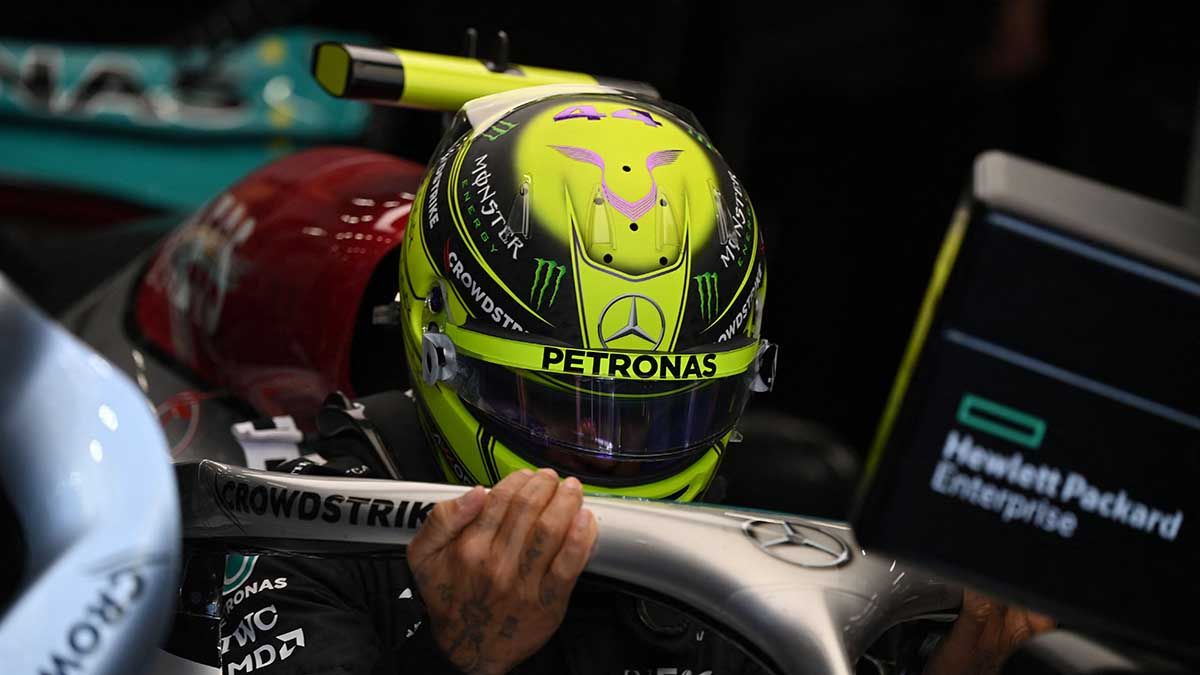Lewis Hamilton durante el GP de Arabia Saudí de F1