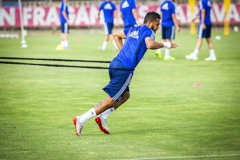 Entrenamiento del Real Zaragoza del 24 de julio