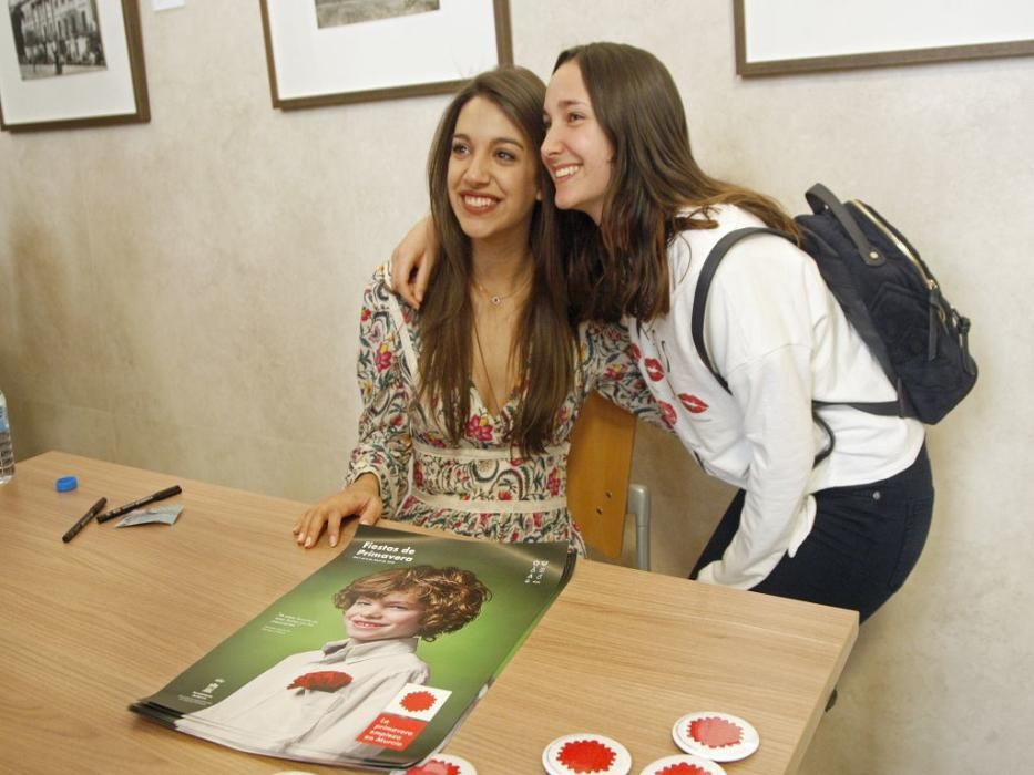 Ana Guerra, en el Ayuntamiento de Murcia