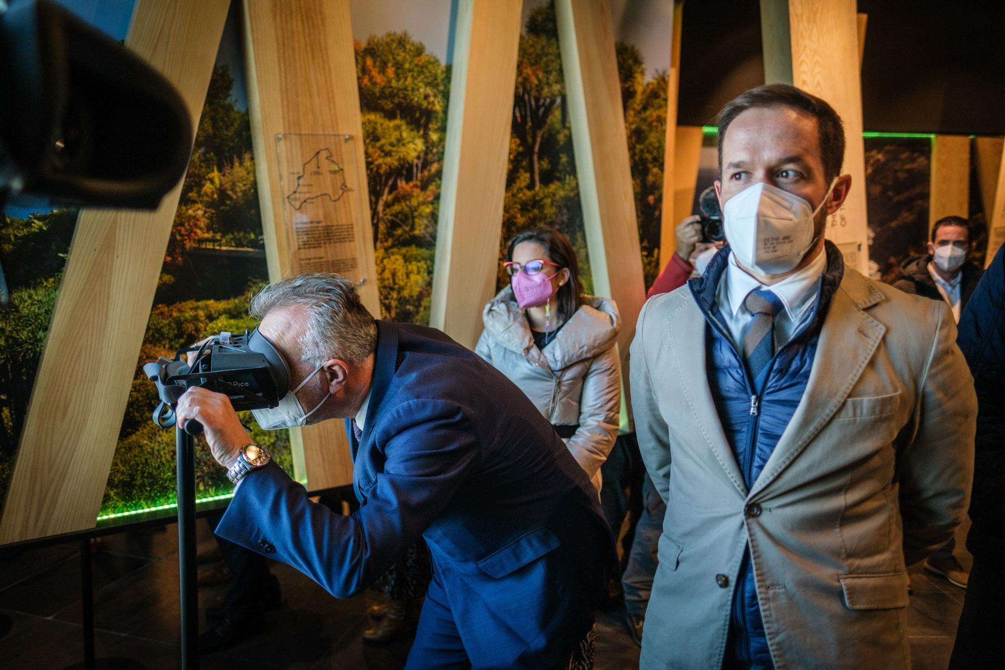 Inauguración del centro de interpretación en el Roque de los Muchachos, en La Palma (19/12/2021)