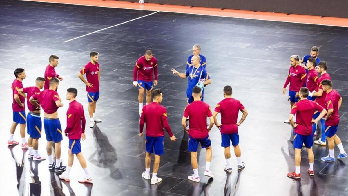 El Barça de fútbol sala afronta un lunes muy importante