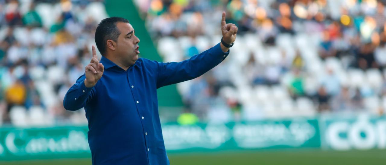 Germán Crespo, en el partido Córdoba CF-Villanovense en El Arcángel.