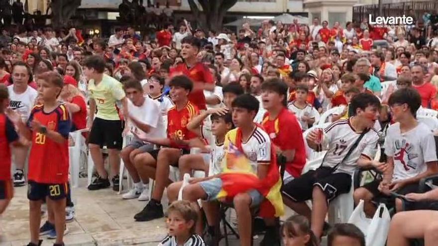 Máxima tensión en Foios con la final del Mundial entre España y Argentina
