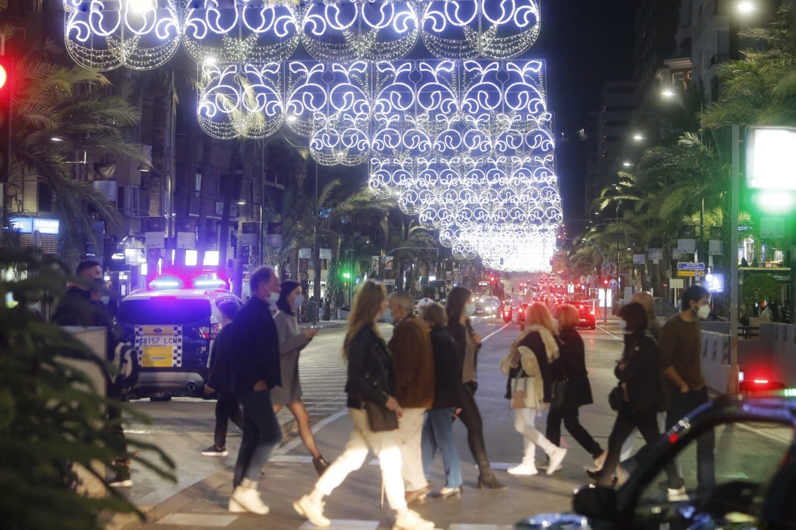 Así es el alumbrado oficial de Navidad en Alicante