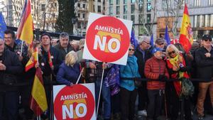 Manifestación del Partido Popular contra la amnistía