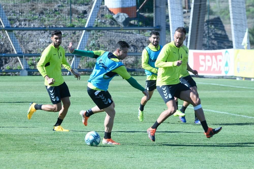 Entrenamiento de la UD Las Palmas previo al derby canario