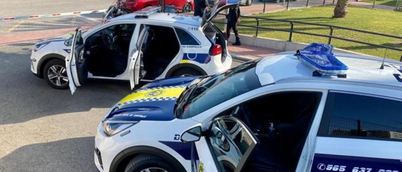 Coches de Policía Local de El Campello.