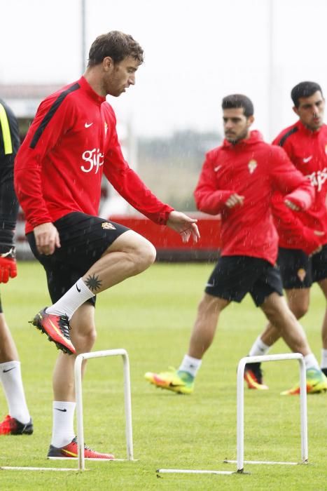 Entrenamiento del Sporting