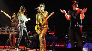 Penélope Cruz i Javier Bardem surten a ballar en un concert de Prince.