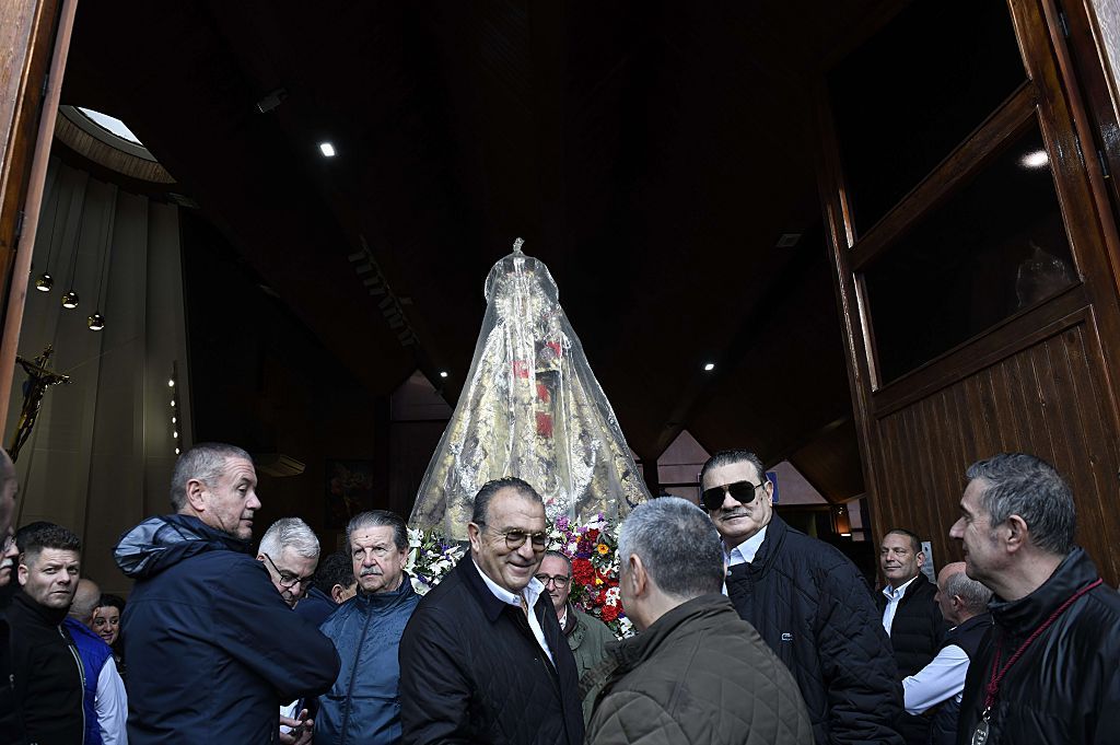 Las imágenes de la bajada de la Virgen de la Fuensanta este jueves