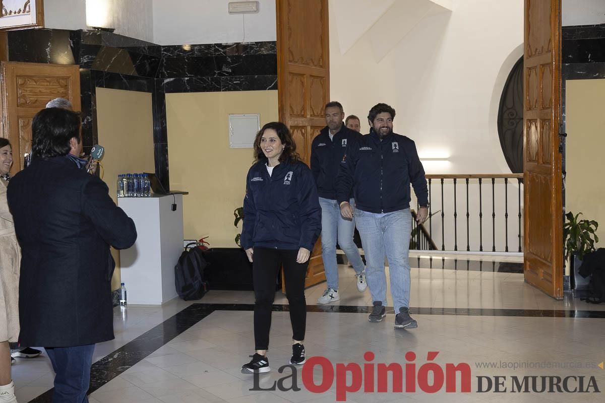 Así ha sido la visita de Isabel Díaz Ayuso a Caravaca de la Cruz