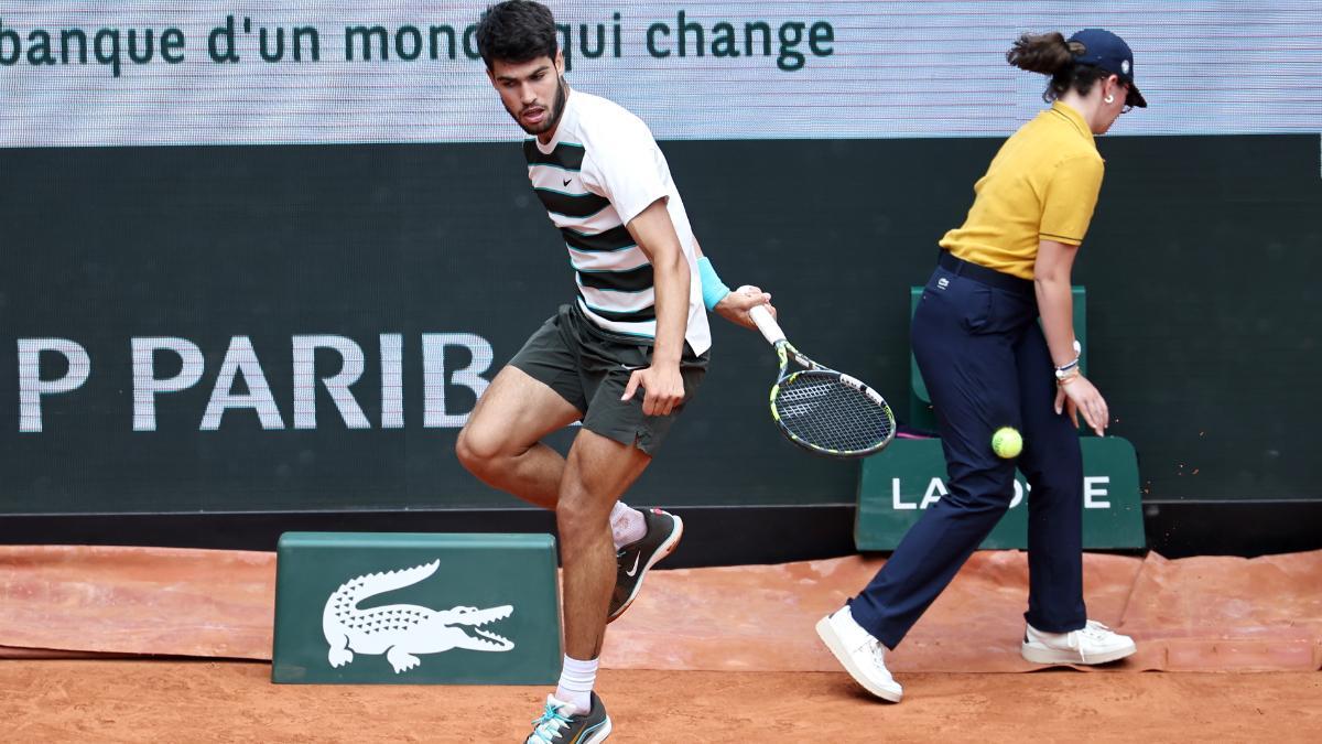 Alcaraz se divirtió en Roland Garros