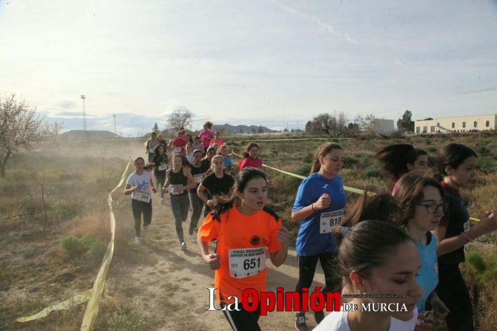 Final regional de campo a través - cadete