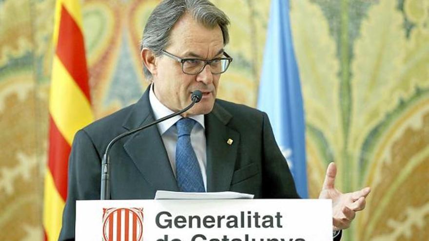 El President de la Generalitat, Artur Mas
