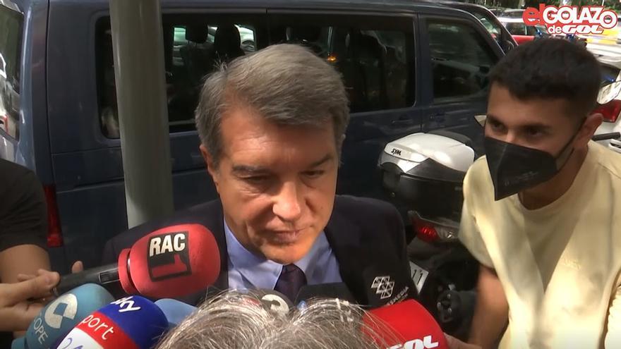 Laporta: "Tengo una relación muy fluida con Koeman"