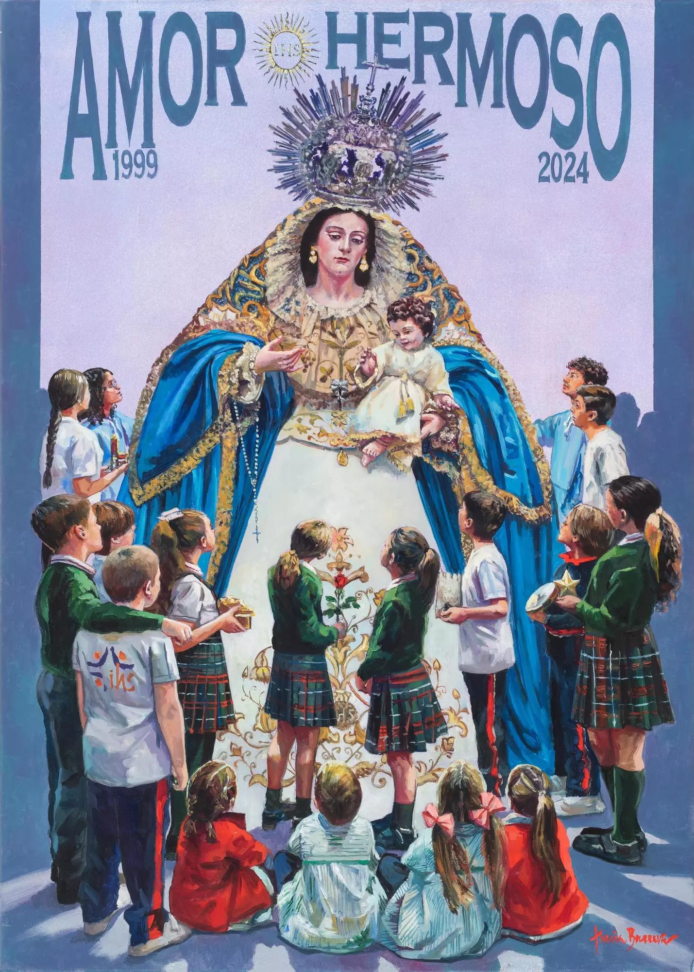 Cartel anunciador de la salida procesional de Nuestra Señora del Amor Hermoso 2024 Cartel anunciador de la salida procesional de Nuestra Señora del Amor Hermoso 2024