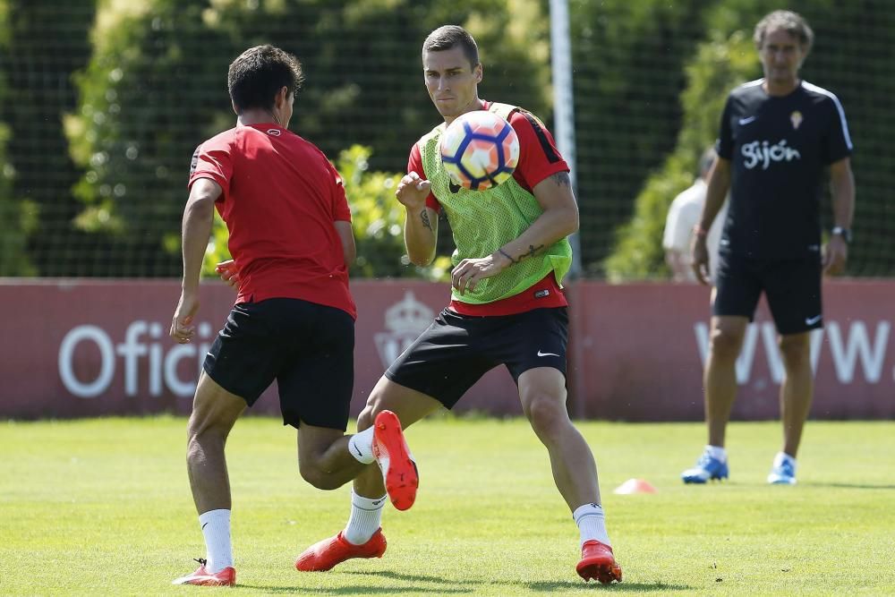 Entrenamiento del Sporting