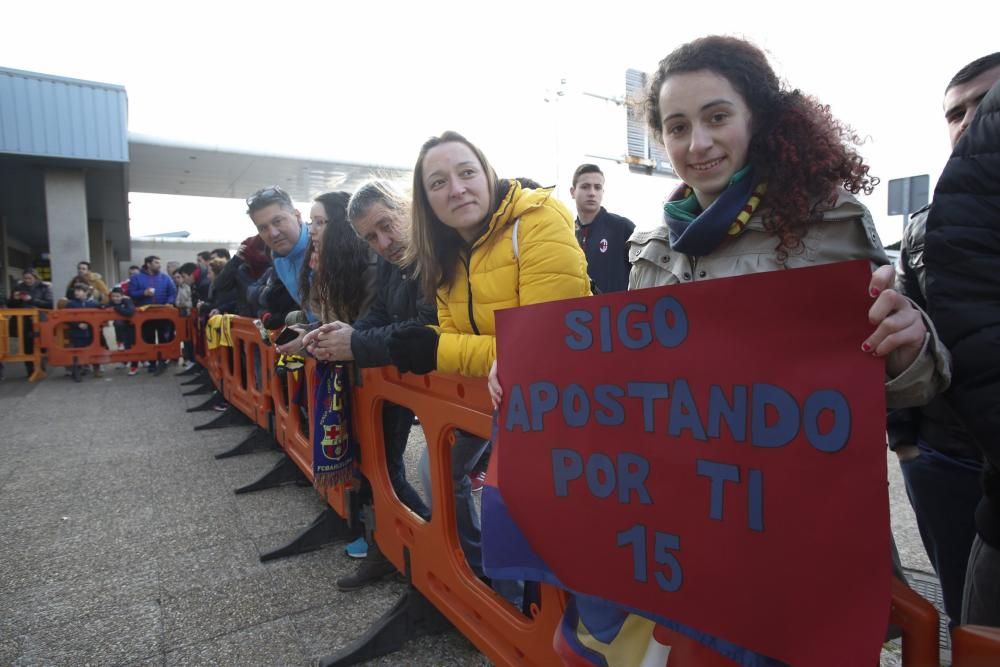 El Barcelona llega a Asturias para su duelo ante el Sporting