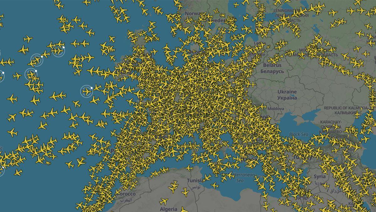 La guerra cierra el espacio aéreo en Ucrania