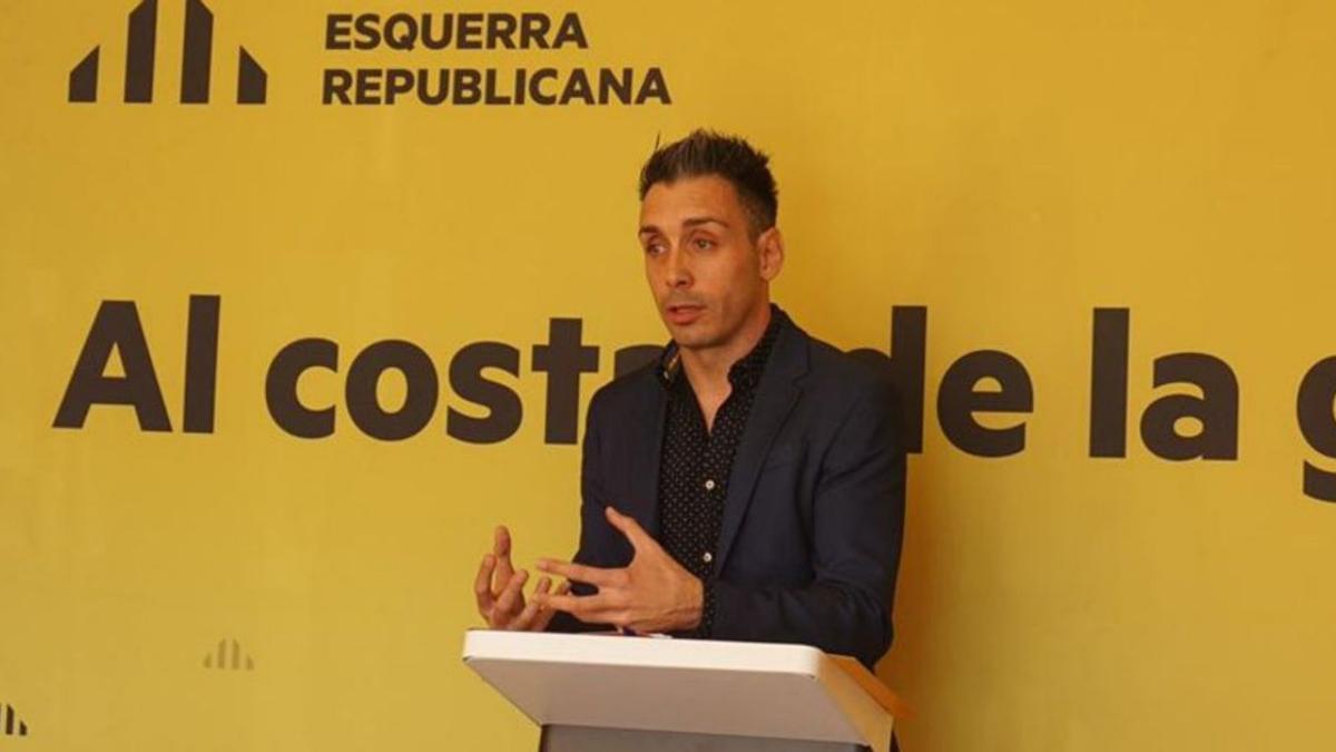 El candidat d’ERC per l’alcaldia de Sant Joan, Sergi Albrich. | ERC