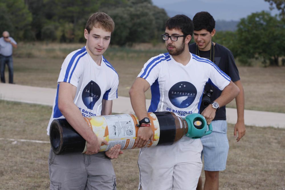 Llancen dues sondes a l'estratosfera des del Pla de l'Estany