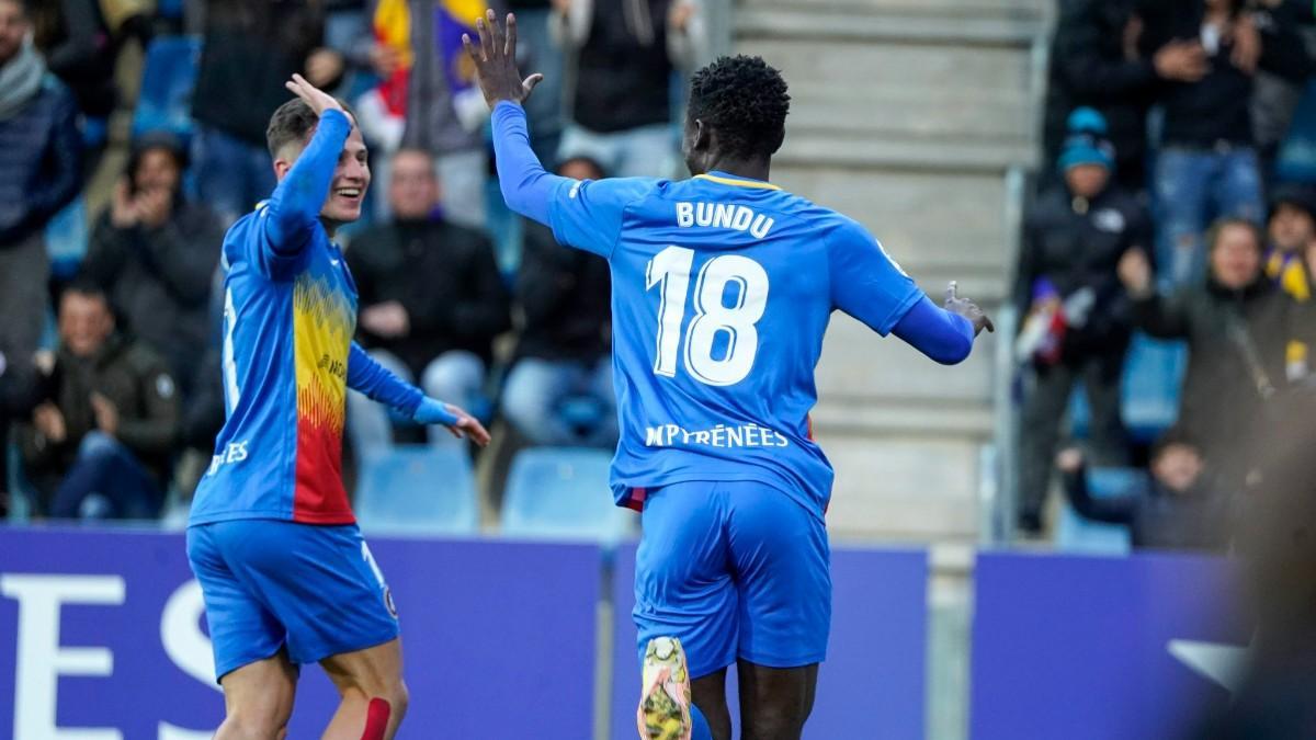 Andorra - Málaga | El gol de Bundu